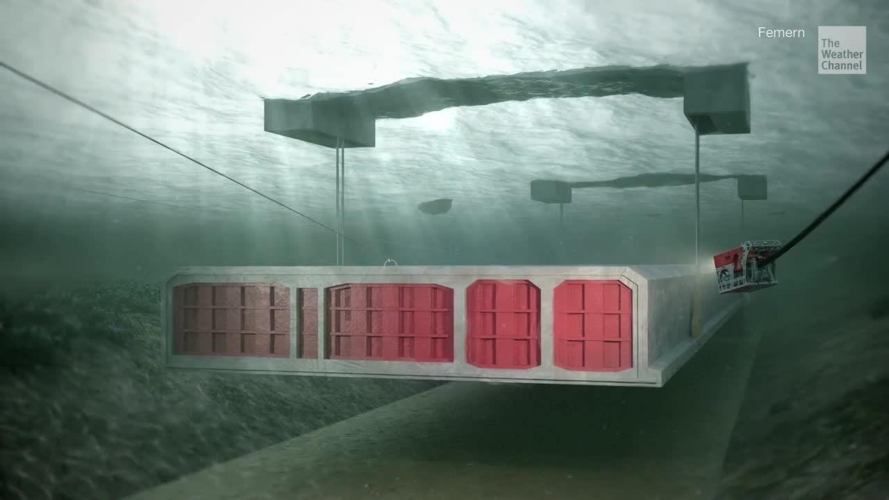 World’s Longest Immersed Tunnel Under Construction
