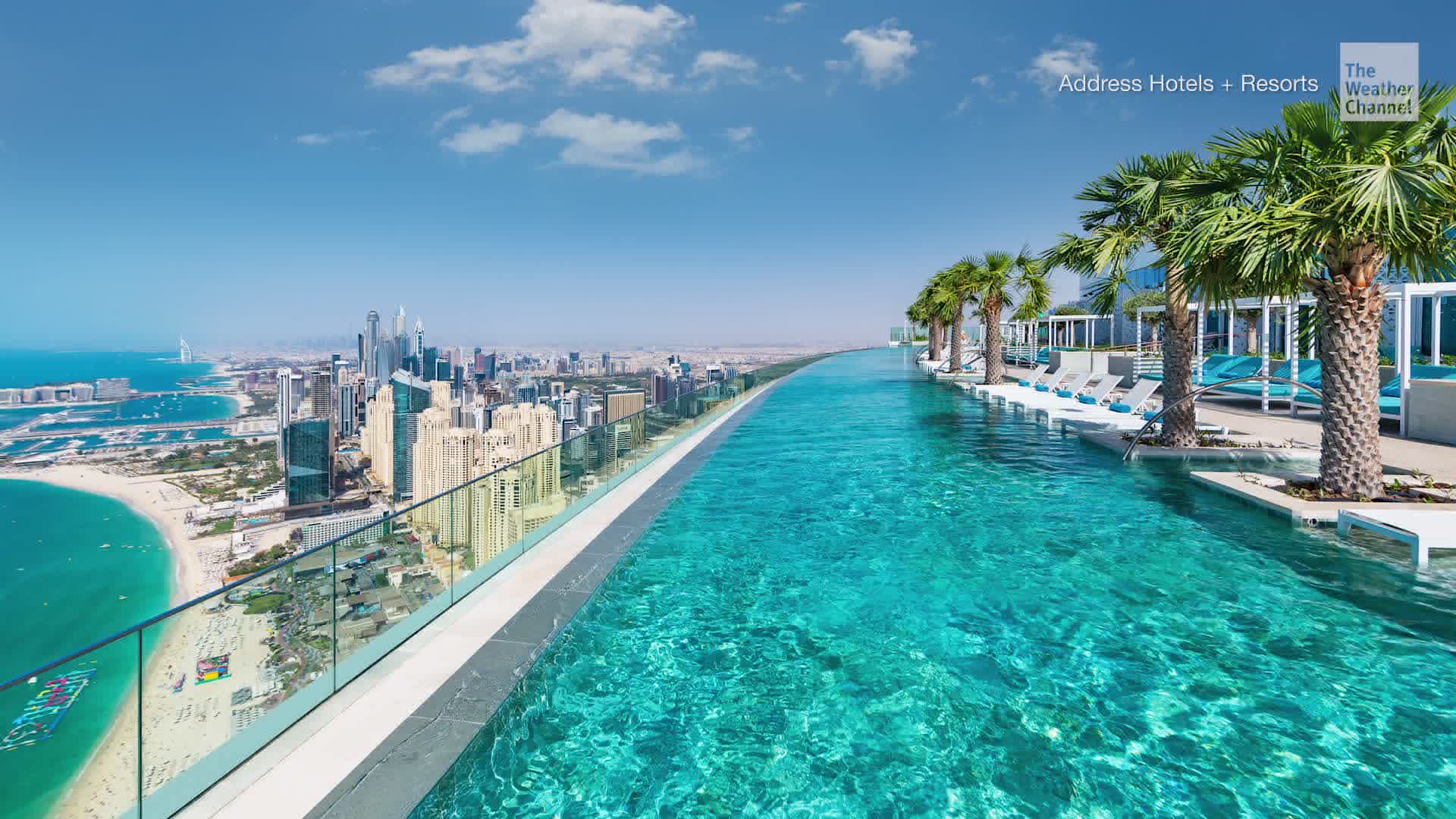 World’s Tallest Infinity Pool Opens in Dubai