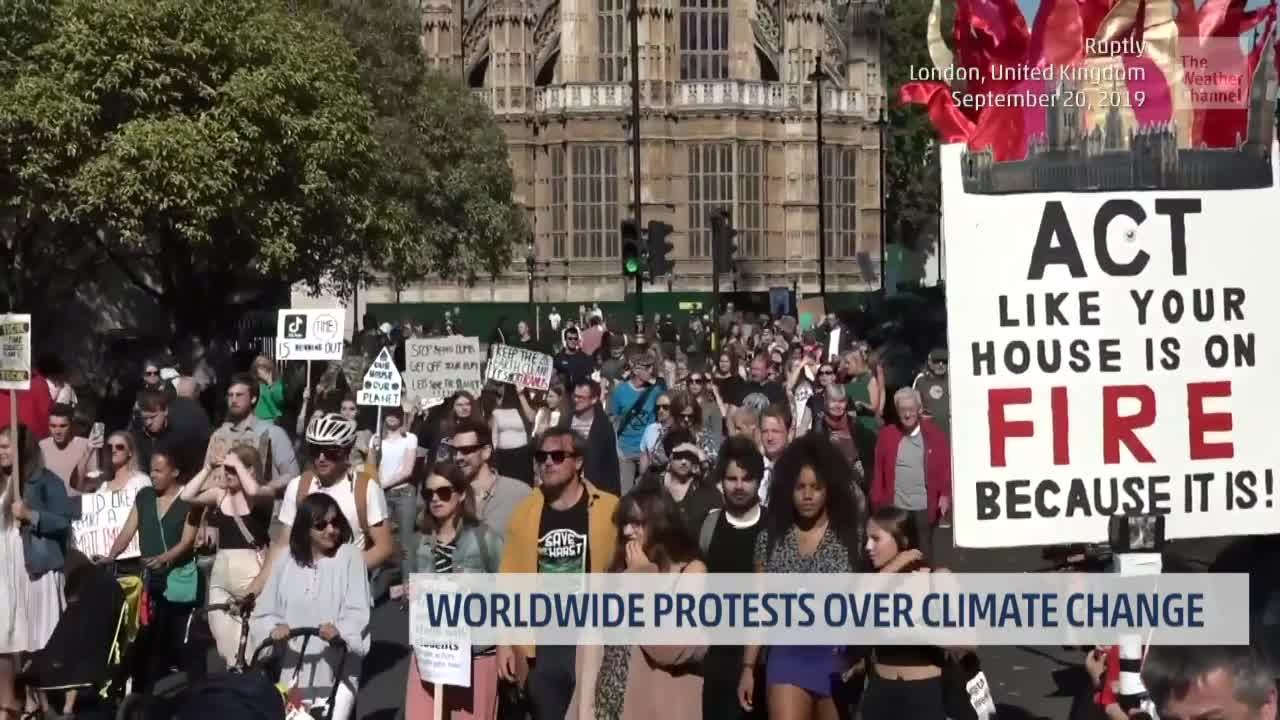 Worldwide Protests Demand Action on Climate Change