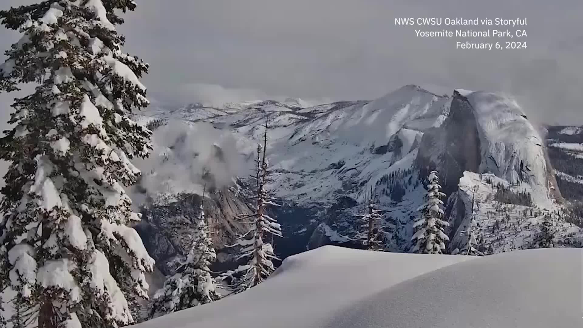 Yosemite, Winter Storm Put On Stunning Show