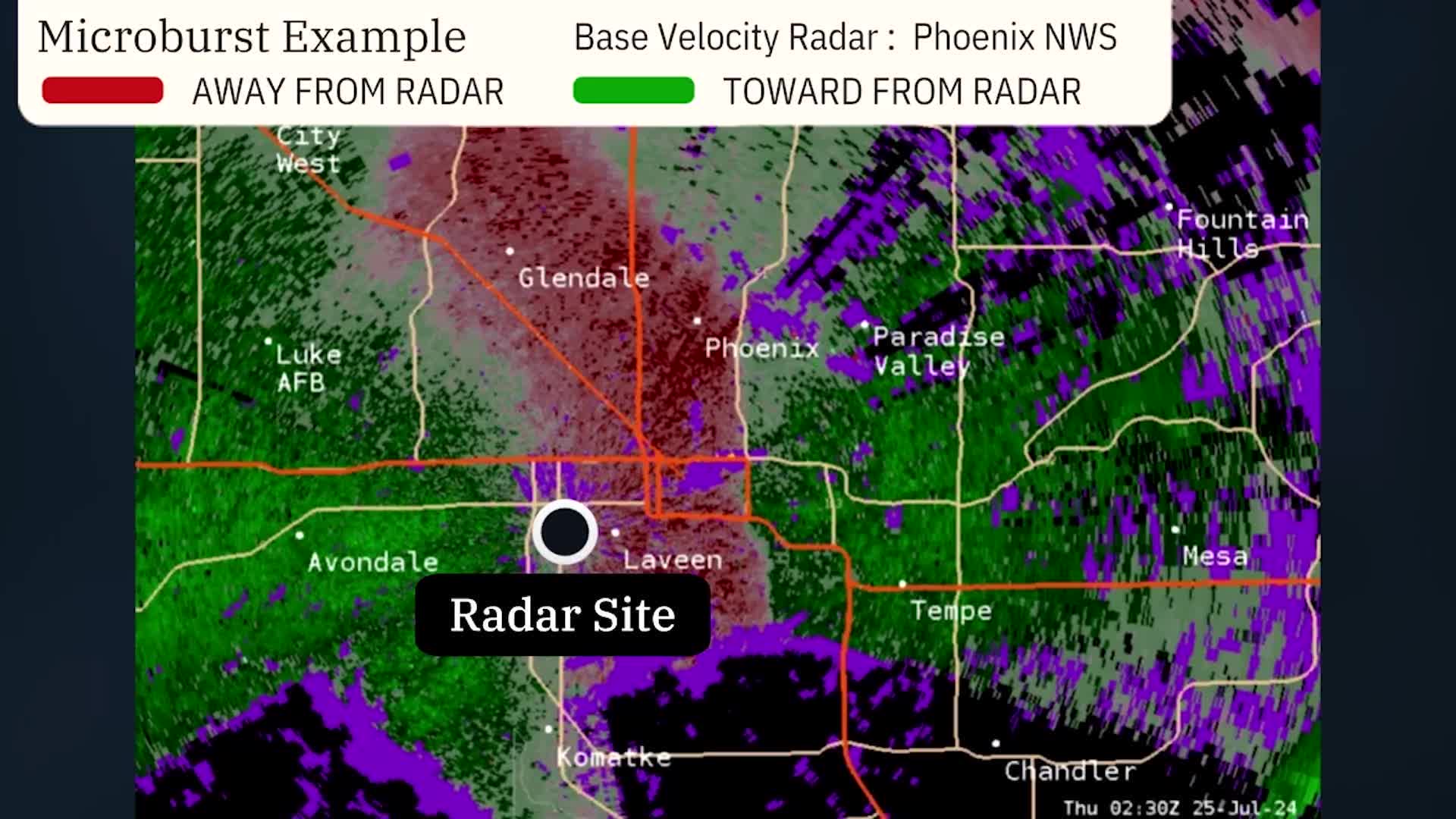 You Can Spot Microbursts On Radar. Here Is What Happens
